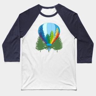 Rise Up in a Rainbow Balloon! Baseball T-Shirt